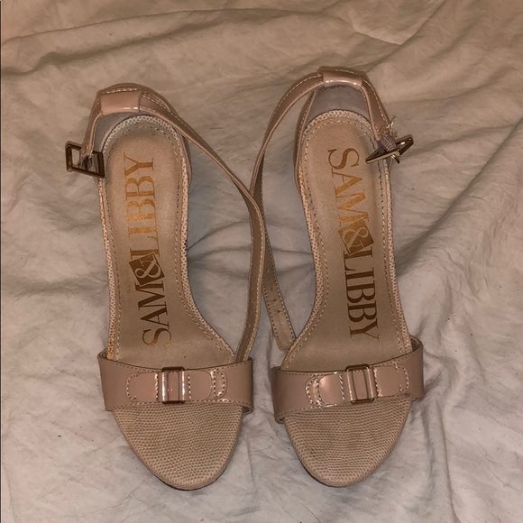 sam & libby nude heels - Picture 1 of 3